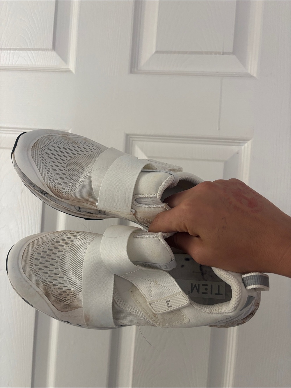 White Women’s Athletic Slip-On Sneakers